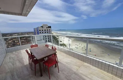 Cobertura com 3 dormitórios, 143 m² por r$ 1.500.000 - maracanã - praia grande/sp