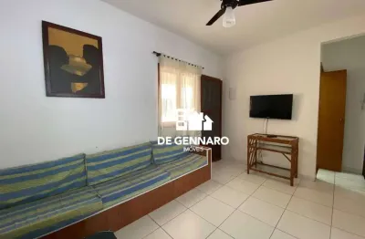 Locação definitiva, praia grande canto do forte, 1 dormitório mobiliado, com 1 suíte