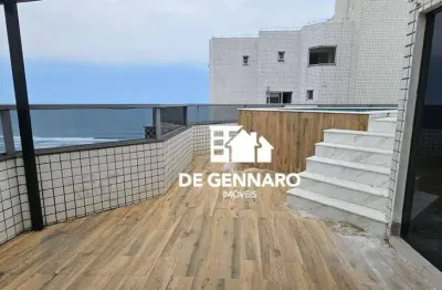 Cobertura com 2 dormitórios, 150 m² - venda por r$ 1.500.000,00 ou aluguel por r$ 10.009,00/mês - aviação - praia grande/sp