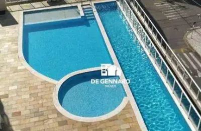 Praia grande, boqueirão, apartamento 105m2, com 2 dormitórios, 2 suítes, 2 vagas, há 300 metros do mar
