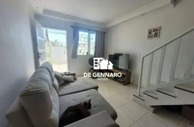 Sobrado com 2 dormitórios à venda por r$ 310.000 - vila antártica - praia grande/sp