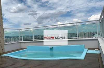 Cobertura com 3 dormitórios, 250 m² - venda por r$ 2.900.000,00 ou aluguel por r$ 13.728,00/mês - vila romana - são paulo/sp