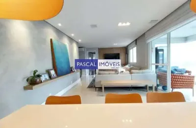 Apartamento com 3 quartos à venda na rua estevão baião, 520, campo belo, são paulo, 123 m2 por r$ 1.600.000