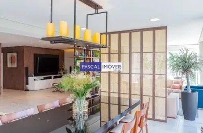 Apartamento com 4 quartos à venda na avenida jurucê, 506, moema, são paulo, 278 m2 por r$ 6.349.000