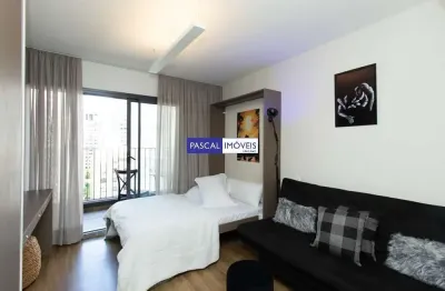 Apartamento com 1 quarto à venda na alameda dos jurupis, 813, moema, são paulo, 26 m2 por r$ 590.000
