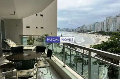 Apartamento com 4 quartos à venda na rua marechal floriano peixoto, 151, pitangueiras, guarujá, 250 m2 por r$ 1.350.000