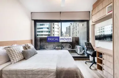 Apartamento com 1 quarto à venda na alameda dos jurupis, 813, moema, são paulo, 26 m2 por r$ 550.000