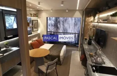 Apartamento com 1 quarto à venda na rua cacilda becker, 112, brooklin, são paulo, 25 m2 por r$ 330.000