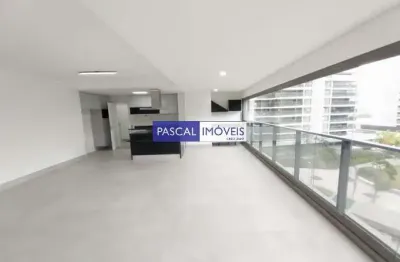 Apartamento com 3 quartos à venda na marginal pinheiros, 14500, real parque, são paulo, 142 m2 por r$ 3.800.000