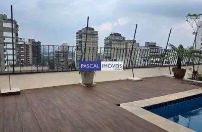 Cobertura com 4 quartos para alugar na rua balthazar da veiga, 367, vila nova conceição, são paulo, 380 m2 por r$ 27.400