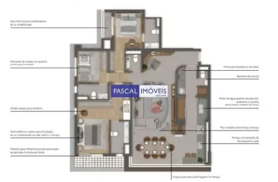 Apartamento com 3 quartos à venda na rua itapeva, 342, bela vista, são paulo, 132 m2 por r$ 3.111.400
