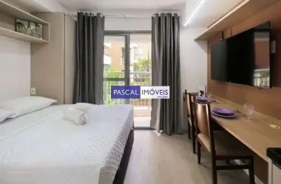 Apartamento com 1 quarto à venda na alameda jauaperi, 299, moema, são paulo, 21 m2 por r$ 510.000