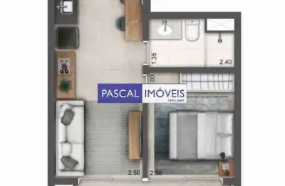 Apartamento com 1 quarto à venda na rua doutor bacelar, 780, vila clementino, são paulo, 42 m2 por r$ 850.000