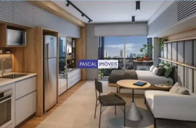Apartamento com 1 quarto à venda na rua bartolomeu feio, 766, brooklin, são paulo, 24 m2 por r$ 325.000