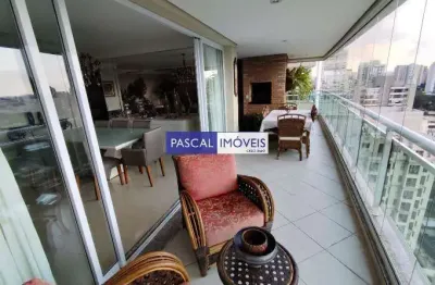 Apartamento com 4 quartos à venda na rua barão do triunfo, 156, brooklin, são paulo, 240 m2 por r$ 4.500.000