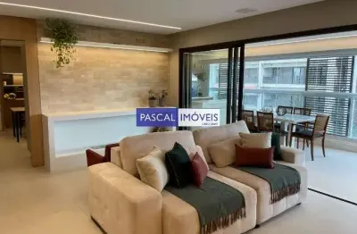 Apartamento com 3 quartos à venda na rua das margaridas, 133, brooklin, são paulo, 139 m2 por r$ 2.780.000