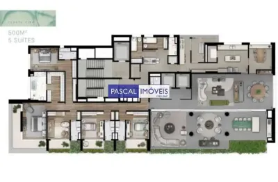 Apartamento com 5 quartos à venda na rua bueno brandão, 257, vila nova conceição, são paulo, 711 m2 por r$ 32.814.344