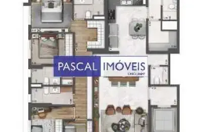 Apartamento com 4 quartos à venda na rua mairinque, 120, vila clementino, são paulo, 179 m2 por r$ 3.700.390