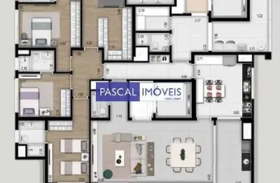 Apartamento com 4 quartos à venda na alameda campinas, 600, jardim paulista, são paulo, 270 m2 por r$ 8.500.000
