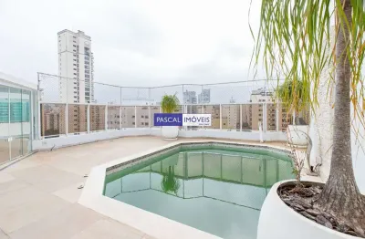Cobertura com 4 quartos à venda na avenida jandira, 907, moema, são paulo, 400 m2 por r$ 3.880.000
