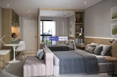 Apartamento com 1 quarto à venda na rua casimiro de abreu, 465, campo belo, são paulo, 25 m2 por r$ 275.400