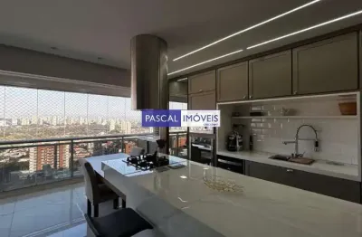 Apartamento com 1 quarto à venda na rua luís correia de melo, 92, chácara santo antônio, são paulo, 76 m2 por r$ 1.050.000