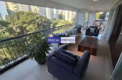 Apartamento com 3 quartos à venda na gabriele d  annunzio, 992, campo belo, são paulo, 346 m2 por r$ 7.499.000