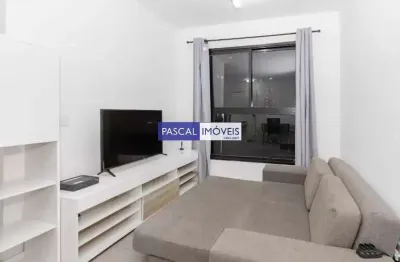 Apartamento com 1 quarto à venda na rua guaraiúva, 450, brooklin, são paulo, 31 m2 por r$ 600.000