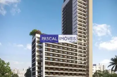 Apartamento com 1 quarto à venda na rua joão de lacerda soares, 90, brooklin, são paulo, 25 m2 por r$ 390.000