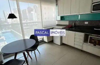 Apartamento com 1 quarto à venda na rua álvaro rodrigues, 295, brooklin, são paulo, 30 m2 por r$ 465.000