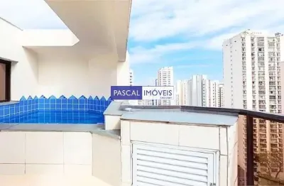 Cobertura com 2 quartos à venda na avenida rouxinol, 762, moema, são paulo, 83 m2 por r$ 1.460.000