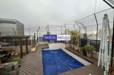 Cobertura com 4 quartos à venda na rua pascal, 437, campo belo, são paulo, 300 m2 por r$ 2.800.000