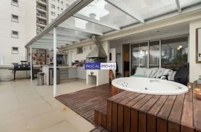 Cobertura com 2 quartos à venda na rua gabriele d'annunzio, 390, campo belo, são paulo, 191 m2 por r$ 2.920.000