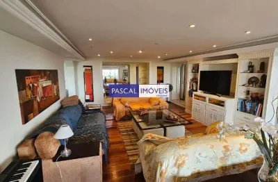 Apartamento com 4 quartos para alugar na avenida washington luís, 1576, jardim marajoara, são paulo, 370 m2 por r$ 17.000