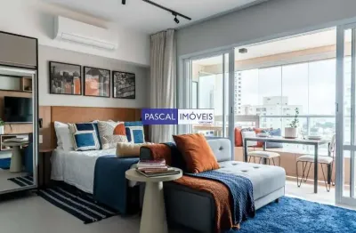 Apartamento com 1 quarto à venda na rua vieira de morais, 1936, campo belo, são paulo, 42 m2 por r$ 610.000