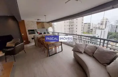 Apartamento com 3 quartos à venda na rua antônio de macedo soares, 970, campo belo, são paulo, 135 m2 por r$ 2.498.000