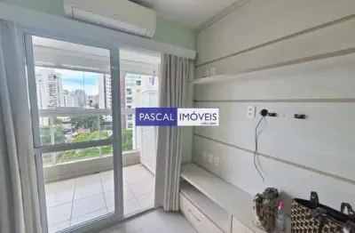 Apartamento com 1 quarto à venda na Rua das Margaridas, 281, Brooklin, São Paulo, 38 m2 por R$ 519.000