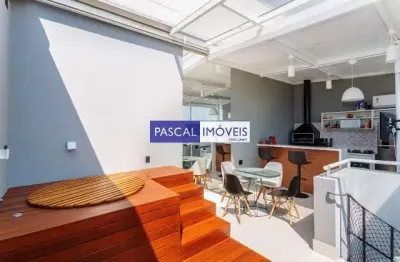 Cobertura com 1 quarto à venda na rua joão álvares soares, 1512, campo belo, são paulo, 80 m2 por r$ 1.200.000