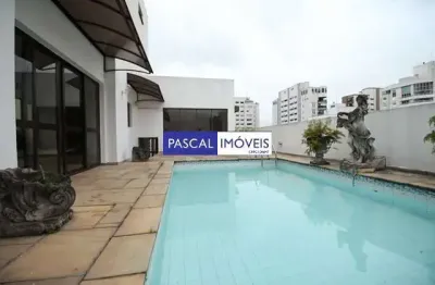 Cobertura com 5 quartos à venda na alameda dos aicás, 411, moema, são paulo, 360 m2 por r$ 3.500.000