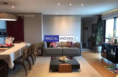 Apartamento com 3 quartos à venda na avenida da invernada, 450, campo belo, são paulo, 137 m2 por r$ 1.300.000