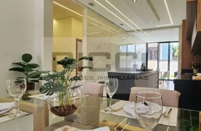 Casa térrea à venda no mosaico da serra – 3 suítes, espaço gourmet, piscina e alto padrão