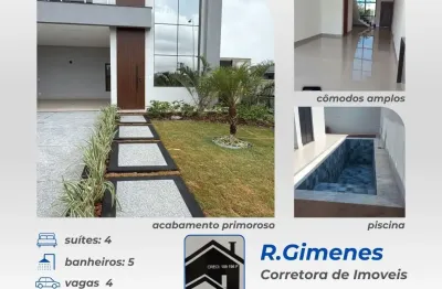 Casa, de alto padrão, 4 suítes, no jd esplanada, indaiatuba - sp