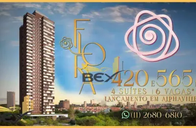 Apartamento com 4 dormitórios à venda, 565 m² por r$ 9.358.840,00 - alphaville empresarial - barueri/sp
