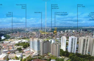 Apartamento  frente ao parque municipal com 2 dormitórios com  48 m²  em barueri sp