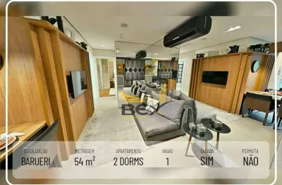 Apartamento com 2 dormitórios à venda, 54 m² por R$ 419.000,00 - Jardim Audir - Barueri/SP