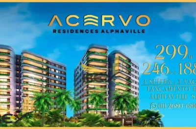 Apartamento com 3 dormitórios à venda, 188 m² por r$ 2.820.000,00 - alphaville conde ii - barueri/sp