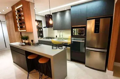 Apartamento com 2 dormitórios com suíte e sala estendida total mobiliado para locação de 75 m² em alphaville barueri sp