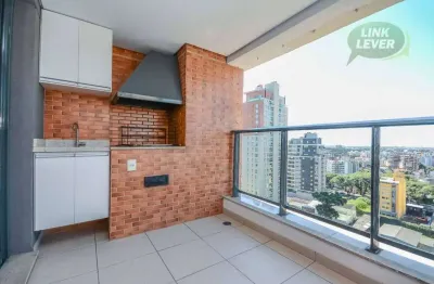 Apartamento com 1 dormitório para alugar, 47 m² por r$ 3.610/mês - vila izabel - curitiba/pr