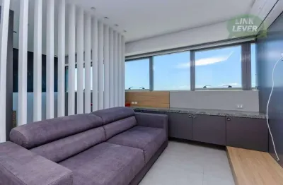 Apartamento com 1 dormitório para alugar, 33 m² por r$ 3.550/mês - centro - curitiba/pr