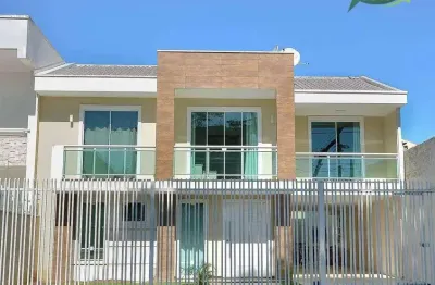 Sobrado com 4 dormitórios à venda, 173 m² - bacacheri - curitiba/pr